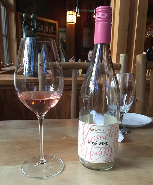 Shameless Hussy on table